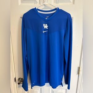 University of Kentucky Wildcats Nike Dri-Fit Long Sleeve Shirt Size large